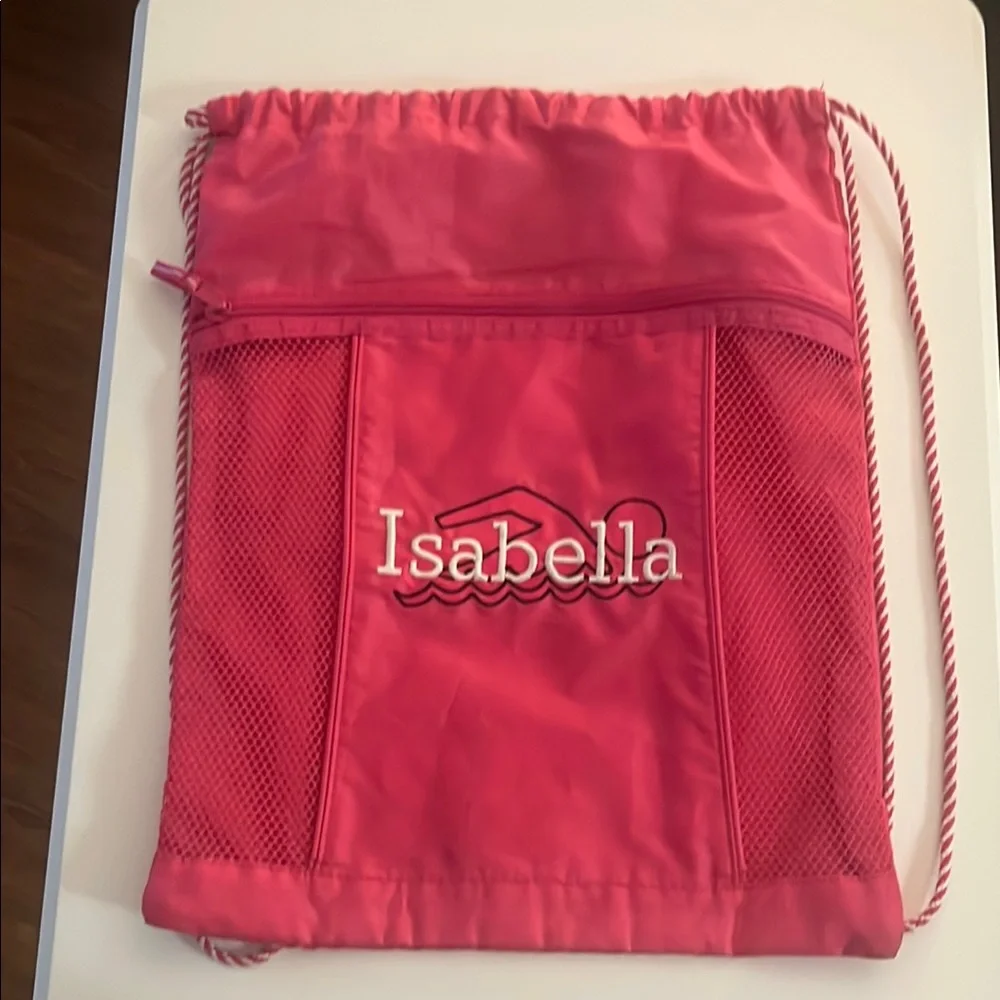 Pink Drawstring Bag - Picture 1 of 5